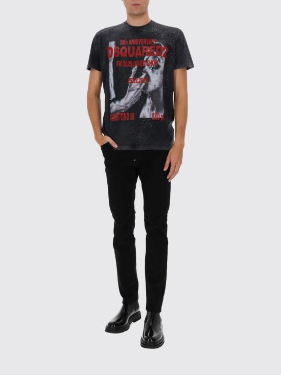 25FW 디스퀘어드2 반팔 티셔츠 S71GD1578S21600 814 Grey - DSQUARED2