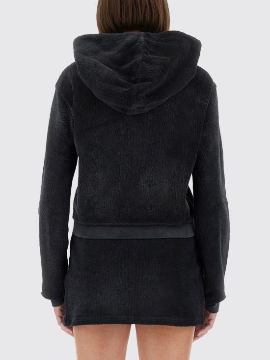 25FW 알렉산더 왕 후드 티셔츠 4CC3252647 011 Black - ALEXANDER WANG