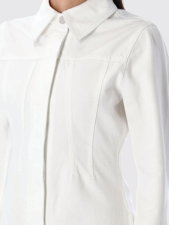 25FW 알라이아 점프수트 AA9P0297D002B 000 White - ALAIA