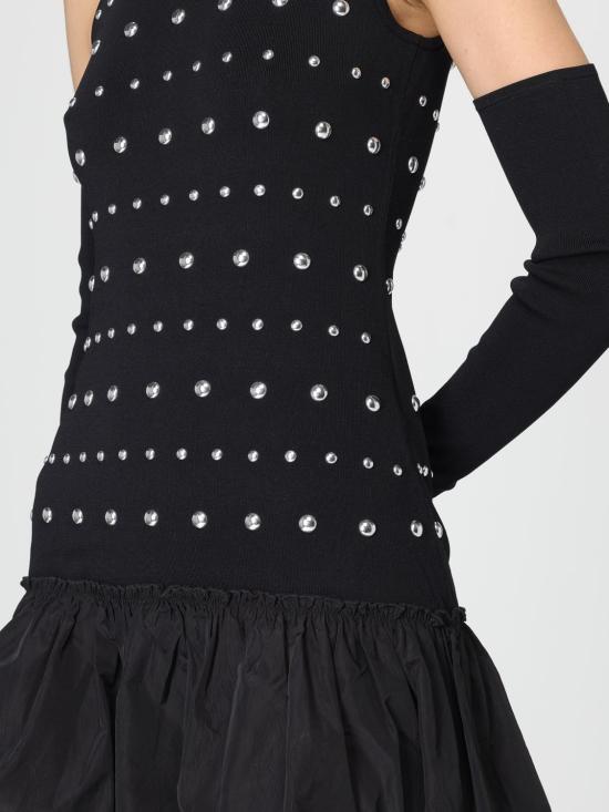 26SS 리우조 롱 원피스 WA6094MS55N 22222 Black - LIU JO