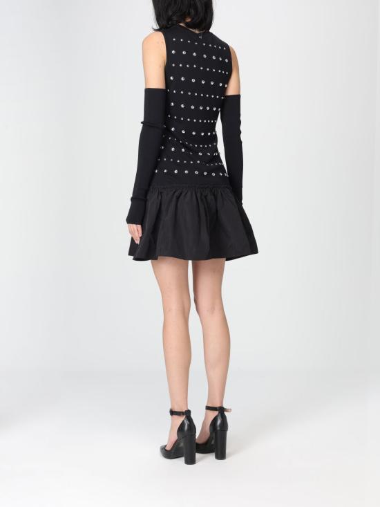 26SS 리우조 롱 원피스 WA6094MS55N 22222 Black - LIU JO