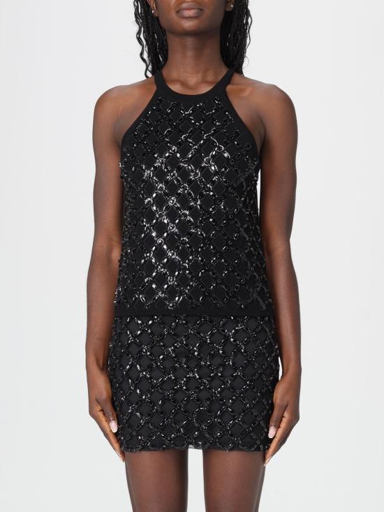 26SS 리우조 민소매 티셔츠 PA6048MS99E 22222 Black