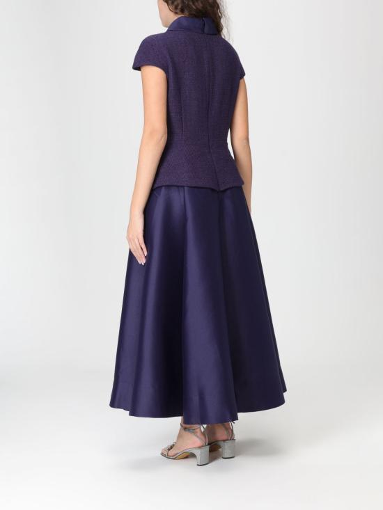 26SS 셀프 포트레이트 롱 원피스 RS26161MN NAVY Blue - SELF PORTRAIT