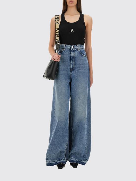 25FW 스텔라 맥카트니 민소매 티셔츠 6J02913SPZ11 1000 Black - STELLA MCCARTNEY