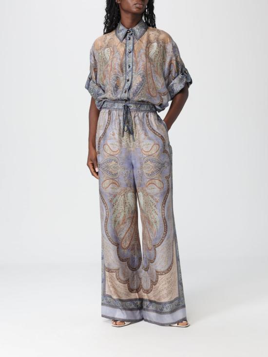 26SS 짐머만 팔라초 팬츠 5580PRS262 TPBL Multicolor - ZIMMERMANN