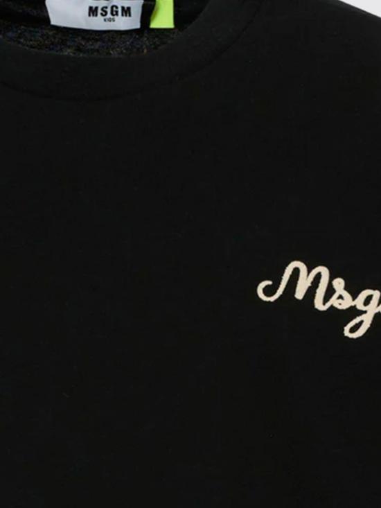 25FW [키즈] 엠에스지엠 티셔츠 F5MSJBTH253 110 Black - MSGM