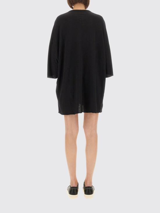 25FW 릭 오웬스 반팔 티셔츠 RP02E4204JR 09 Black - RICK OWENS