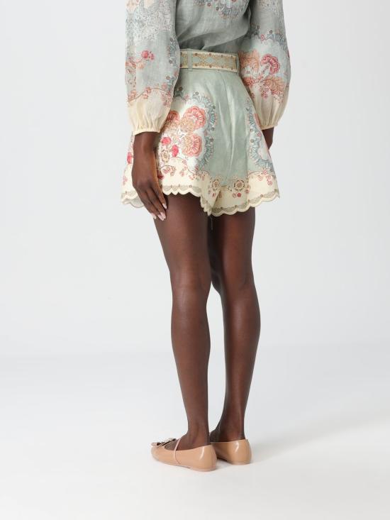 26SS 짐머만 숏팬츠 4558ARS263 WPFM Gnawed Blue - ZIMMERMANN