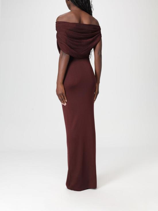 26SS 셀프 포트레이트 롱 원피스 RS26108MBR Brown - SELF PORTRAIT