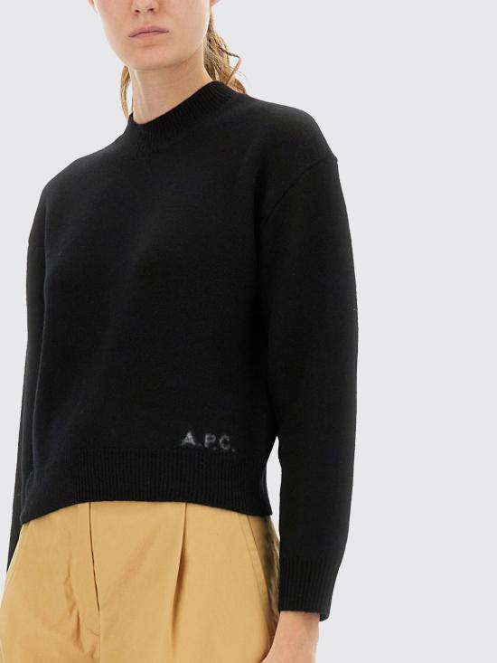 25FW 아페쎄 스웨터 WVBDKF23373 LZZ Black - A.P.C.