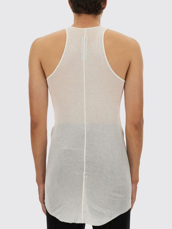 25FW 릭 오웬스 반팔 티셔츠 RU02E1150MR 11 White - RICK OWENS