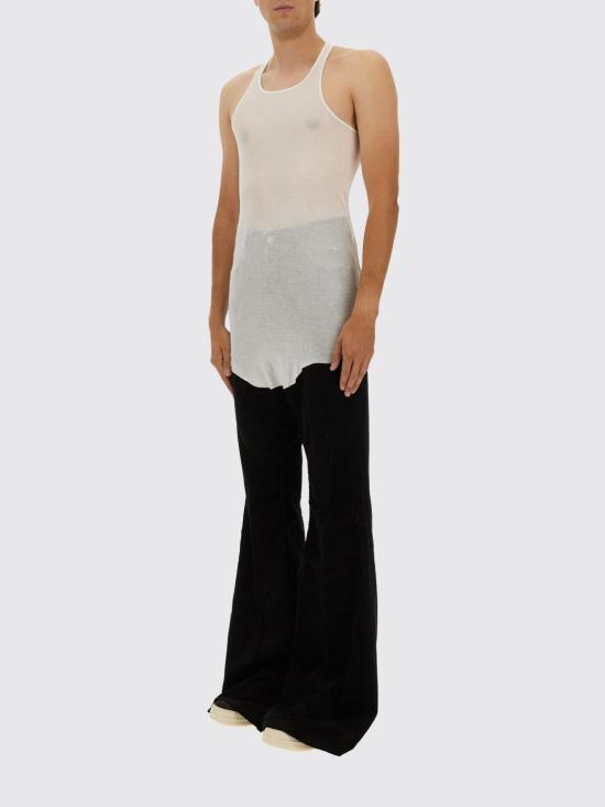 25FW 릭 오웬스 반팔 티셔츠 RU02E1150MR 11 White - RICK OWENS