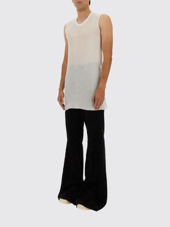 25FW 릭 오웬스 반팔 티셔츠 RU02E1151UC 11 White - RICK OWENS