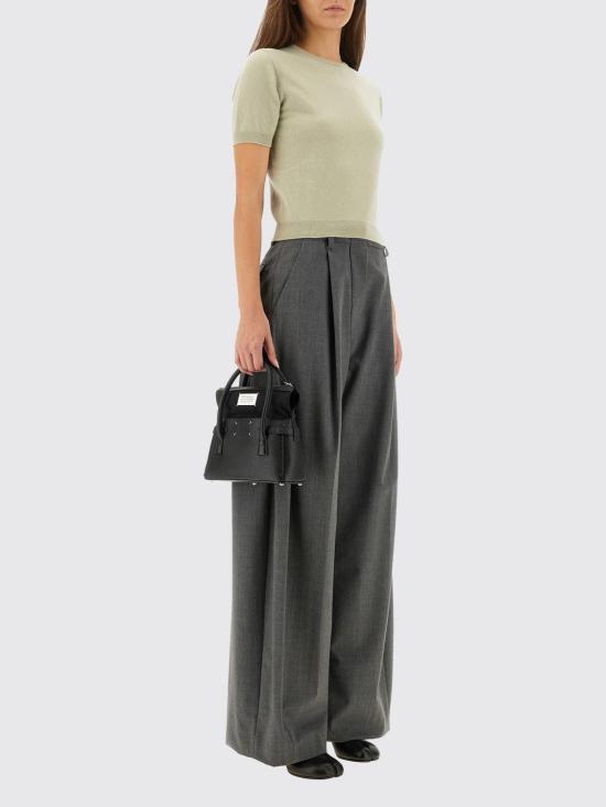 25FW 마르지엘라 크루넥 반팔 니트 S51HL0022M13144 688 Green - MAISON MARGIELA