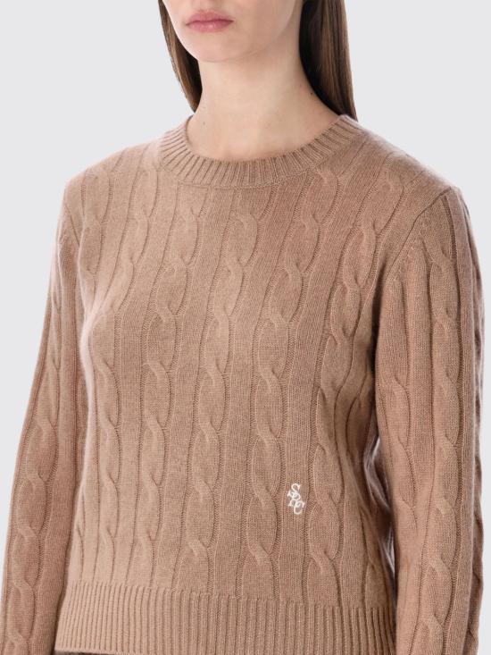 25FW 스포티앤리치 스웨터 WS06665302BE02 8 Brown - SPORTY & RICH