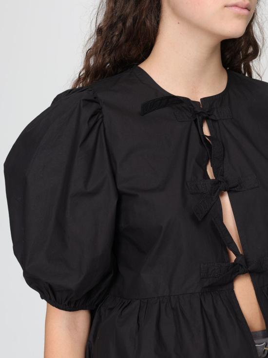 26SS 가니 블라우스 F7364 099 Black - GANNI