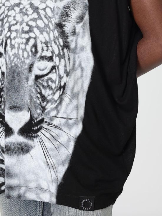 26SS 스텔라 맥카트니 반팔 티셔츠 6J04443SQA3 41000 Black - STELLA MCCARTNEY