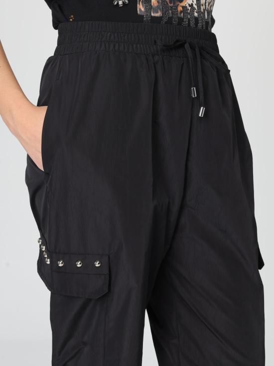 26SS 리우조 트레이닝/조거 팬츠 WA6095T375A 22222 Black - LIU JO