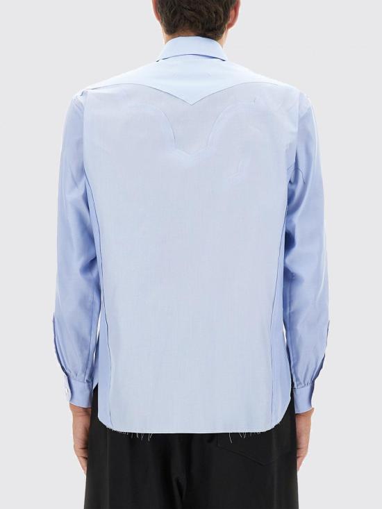 25FW 마르지엘라 긴팔 셔츠 S50DT0062MTN109 961 Gnawed Blue - MAISON MARGIELA