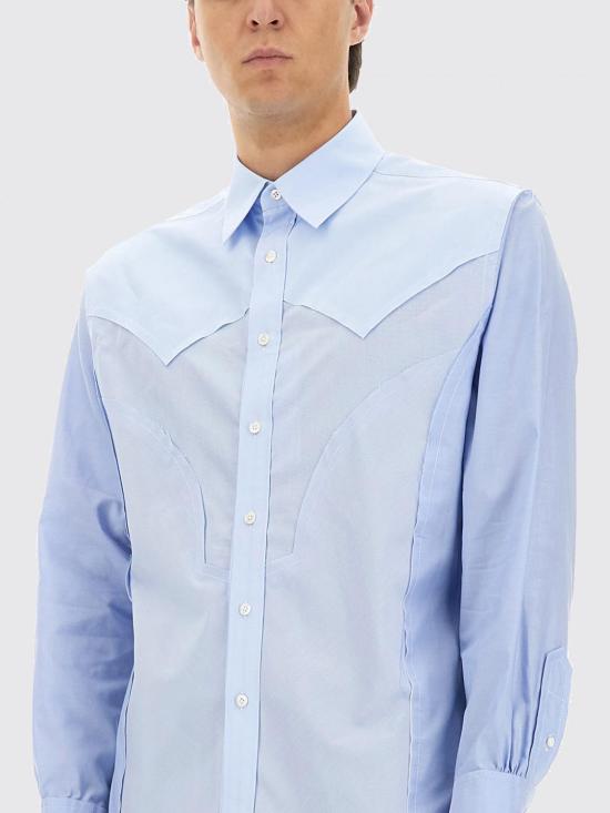 25FW 마르지엘라 긴팔 셔츠 S50DT0062MTN109 961 Gnawed Blue - MAISON MARGIELA