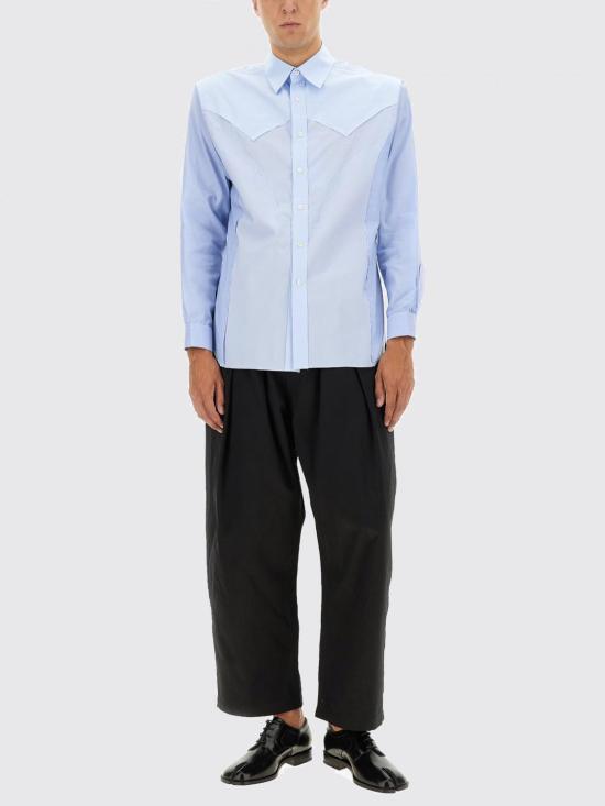 25FW 마르지엘라 긴팔 셔츠 S50DT0062MTN109 961 Gnawed Blue - MAISON MARGIELA