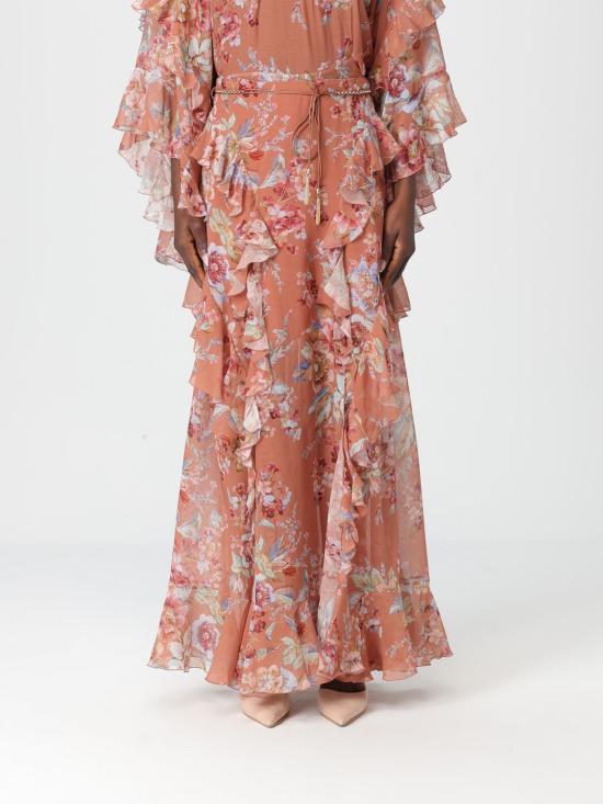 26SS 짐머만 롱 스커트 5685SRS261 CNFL Orange