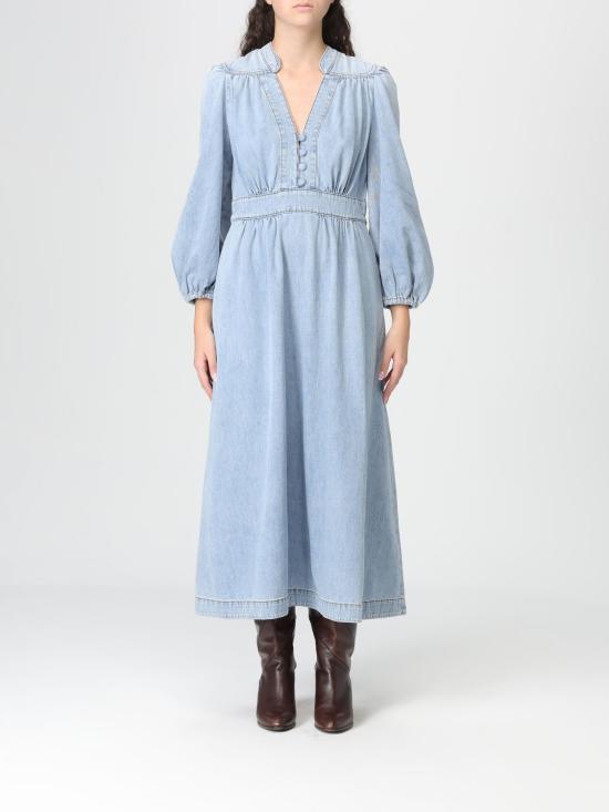 26SS 짐머만 롱 원피스 2731DRS262 SKYLK Blue