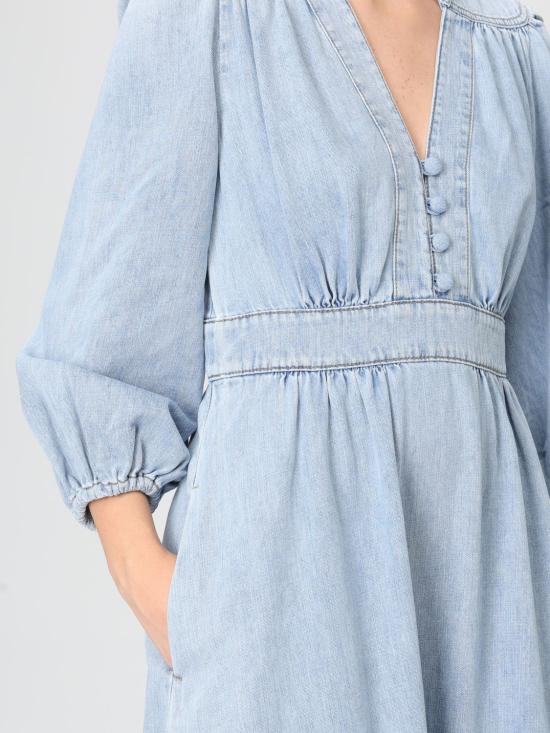 26SS 짐머만 롱 원피스 2731DRS262 SKYLK Blue - ZIMMERMANN