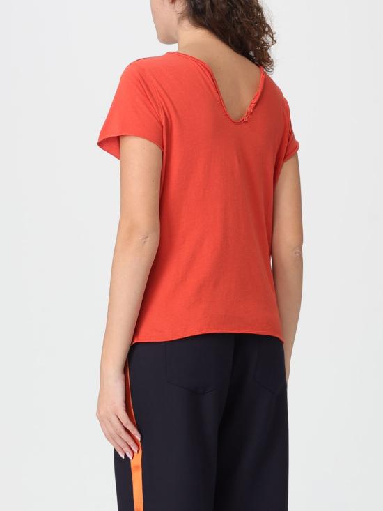 26SS 자딕앤볼테르 반팔 티셔츠 JWTN02681 806 Orange - ZADIG & VOLTAIRE