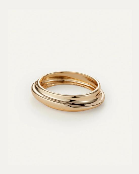  제니 버드 커프스 링크/타이 홀더 레논 뱅글 골드