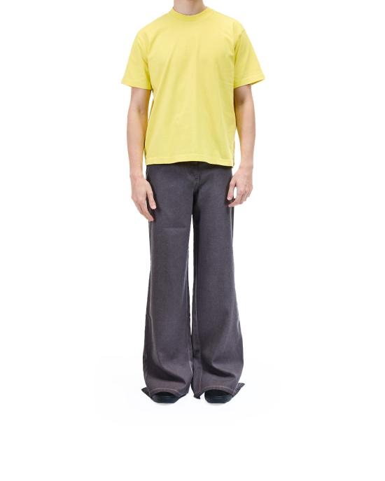 25FW 써네이 반팔 티셔츠 RTWXJER047 yellow meadlowlark 8288 GIALLO - SUNNEI