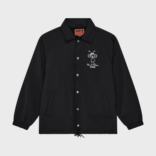  데우스 봄버 자켓 DUP256140BLK BLACK DOM