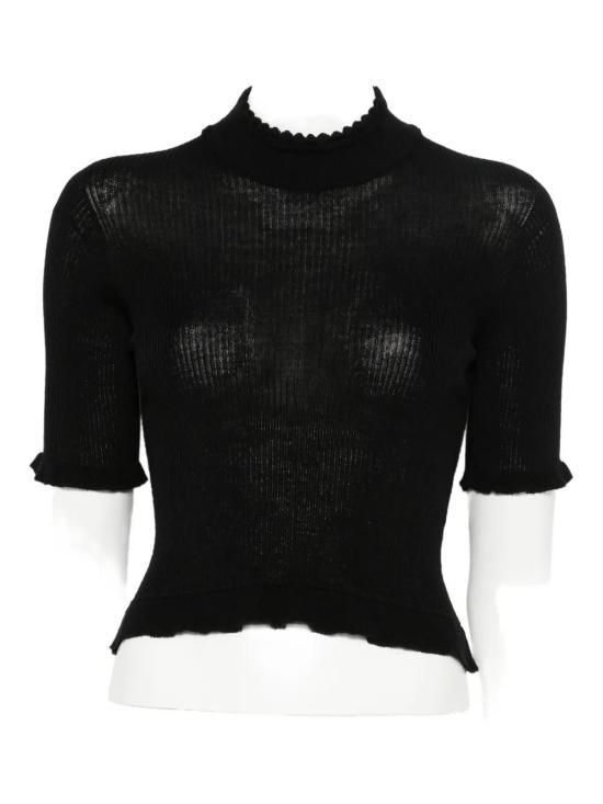 25FW 세실리아 반센 터틀넥 325KNI50001 BLACK DOM