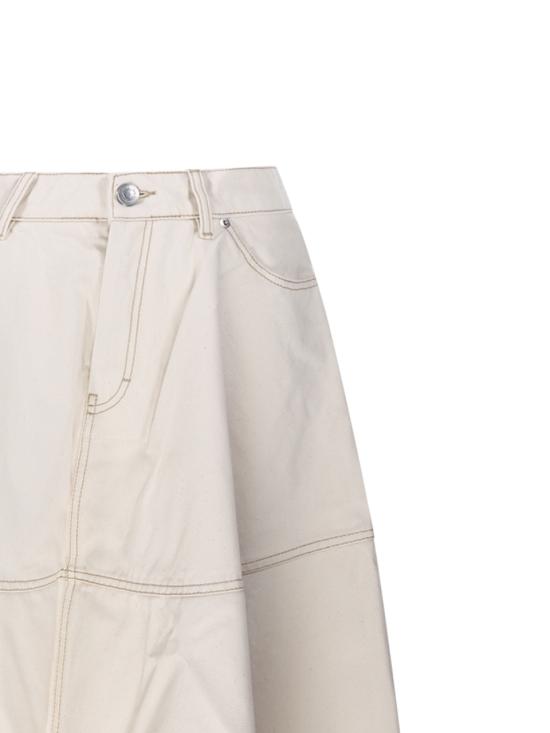25FW 아미 미디 스커트 FSK436DE0106150 OFF WHITE DOM - AMI