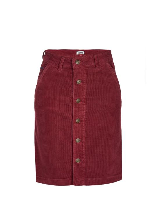  타미힐피거 미디 스커트 DW0DW07279 RED