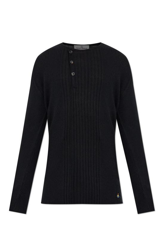 25FW 비비안웨스트우드 스웨터 2701002NY003MN401 BLACK DOM