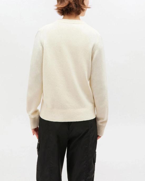  가니 스웨터 퍼피 러브 크루넥  에그렛 - GANNI