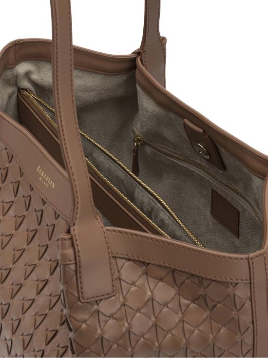 26SS 세라피안 토트백 SRMOSWLL684532A119 Brown - SERAPIAN