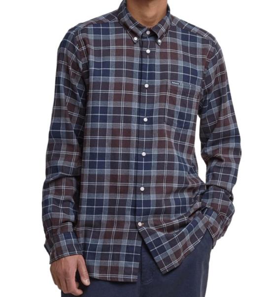 25FW 바버 긴팔 셔츠 MSH4991 MSHTN38 MIDNIGHT - BARBOUR