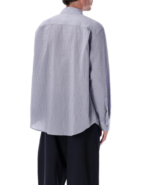 25FW 스튜디오 니콜슨 긴팔 셔츠 1126 LS LILAC STRIPE - STUDIO NICHOLSON