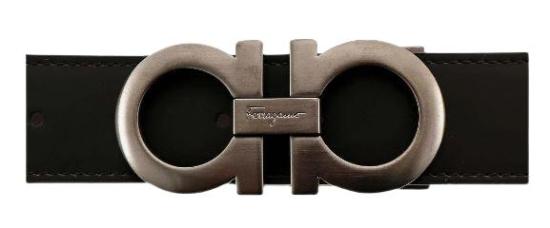 26SS 살바토레 페라가모 간치니 레더 벨트 675542464231NERO Black - SALVATORE FERRAGAMO