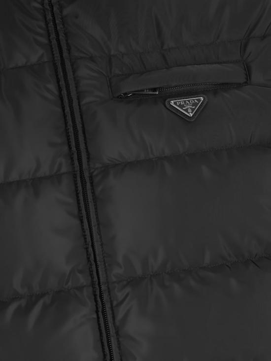 26SS 프라다 패딩 리나일론 베스트 SGB0331WQ9F0002 P26 Black - PRADA