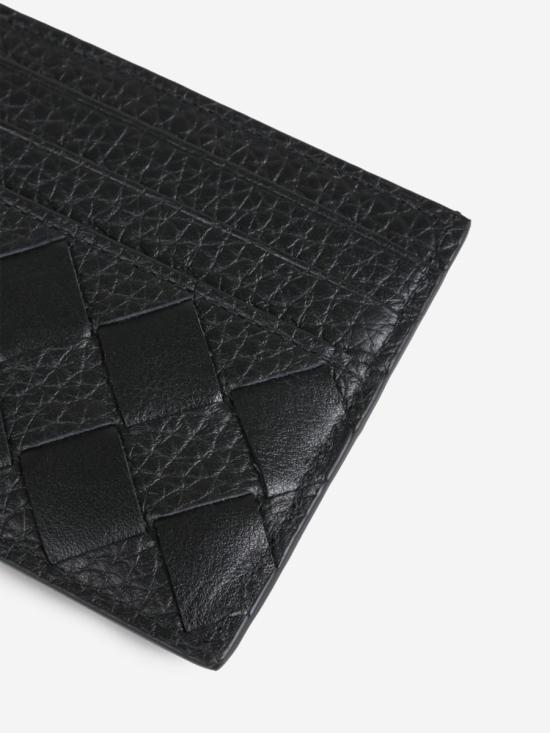 26SS 보테가베네타 인트레치아토 카드 지갑 795612V63U2 1000BLACK Black - BOTTEGA VENETA