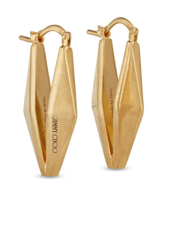 26SS 지미추 이어링 DIAMOND CHN EARRING MFQ GOLD MULTICOLOR - JIMMY CHOO