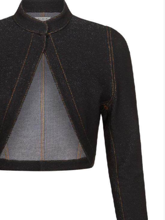 25FW 알라이아 아우터 AA9V1174K131B991 Black - ALAIA