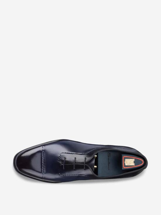 25FW 산토니 로퍼 MLAD19206DD3HWVE U59BLUE Black - SANTONI