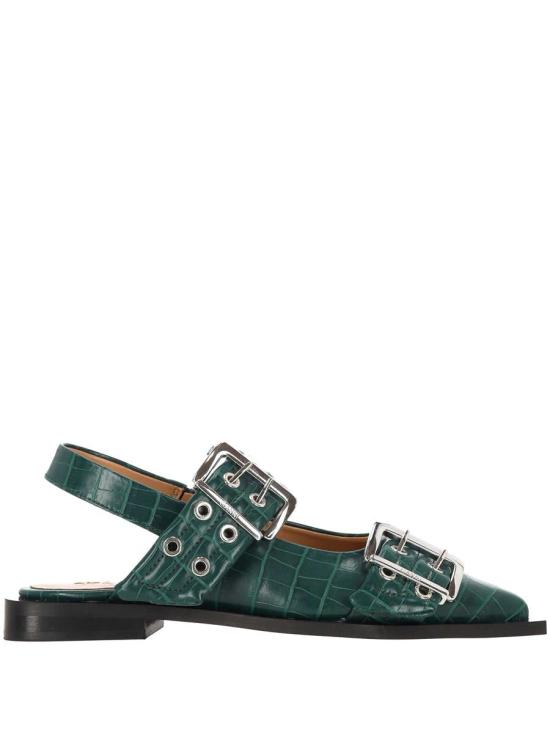 25FW 가니 플랫 슈즈 S3005774 PINENEEDLE