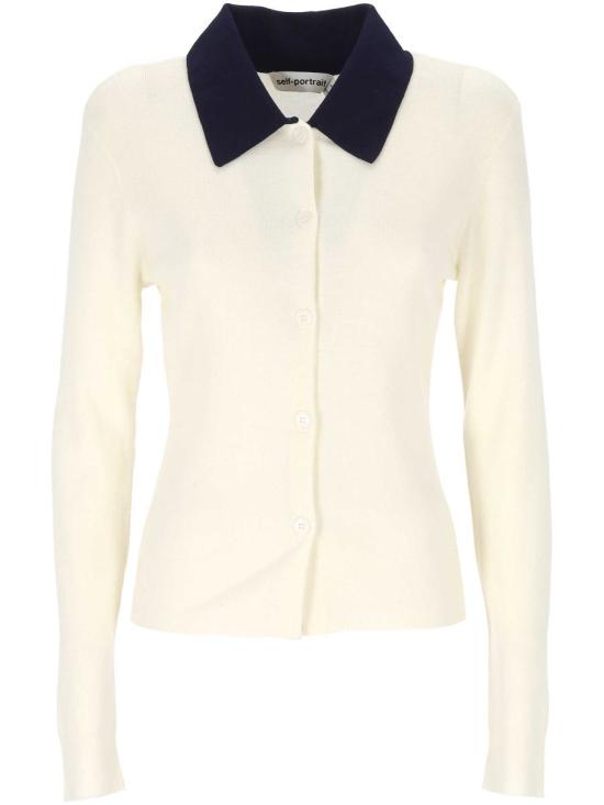 25FW 셀프 포트레이트 가디건 PF25 097CCCREAM WHITE