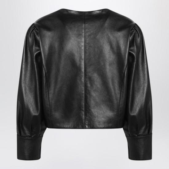 26SS 끌로에 가죽 자켓 CH26SCV97203 S CHLOE 001 Black - CHLOE