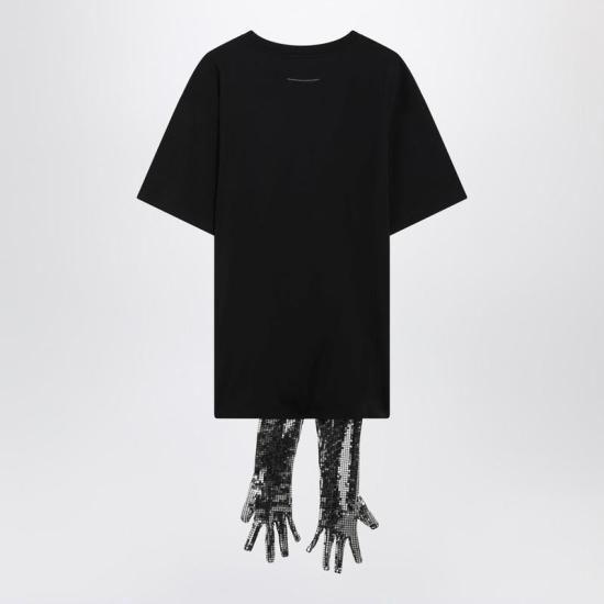 26SS MM6 메종마르지엘라 반팔 티셔츠 S52GC0358M20170 S MM6 900 Black - MM6 MAISON MARGIELA